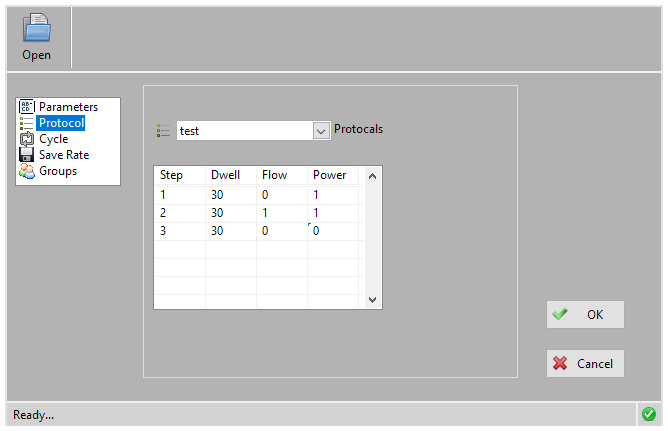 Test UI FP Protocol