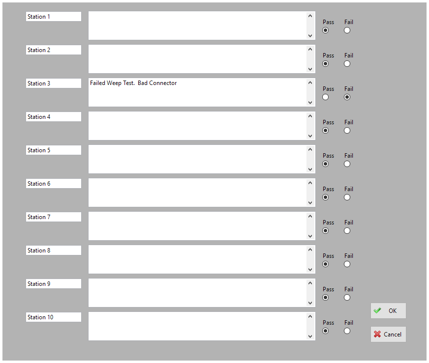 Test Results Dialog FP