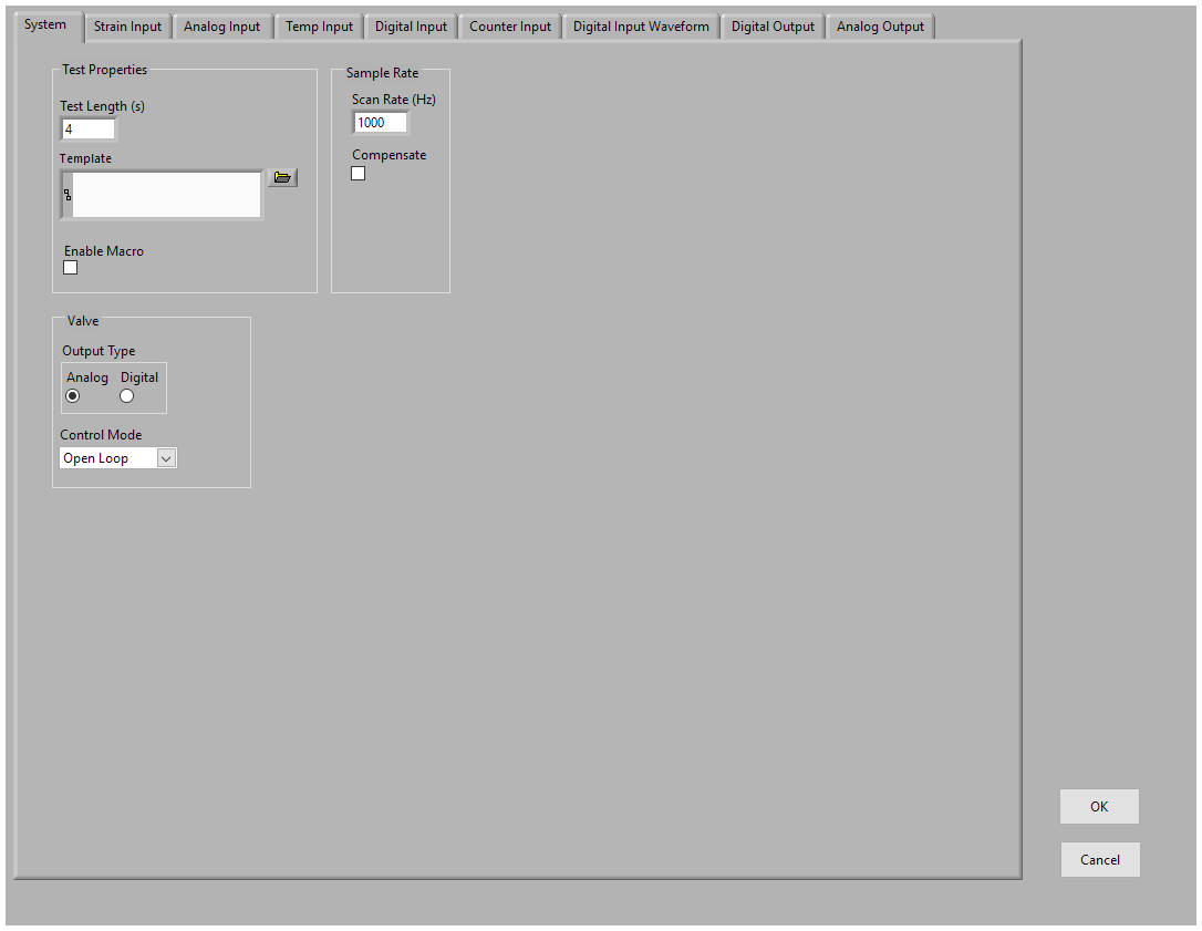 Advanced Options Dialog FP